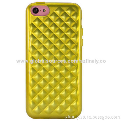 TPU Cases for iPhone 5C, 3D Effect, Simple and Multi-color
